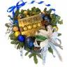 Новогодняя корзина «Сапфировая»